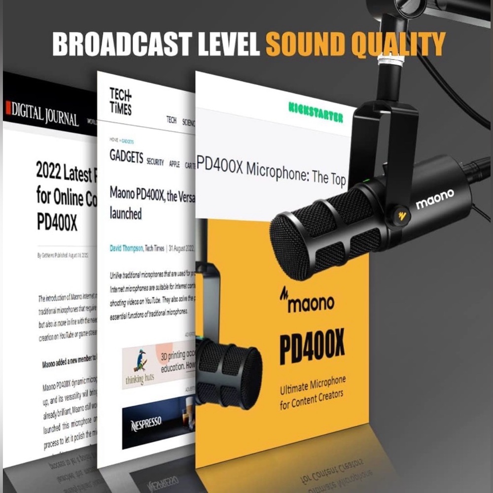 MAONO Dynamic Microphone - Picture 2 of 11